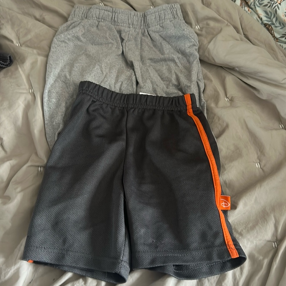 Kids Gray and Black Shorts & Pants Set - 4T